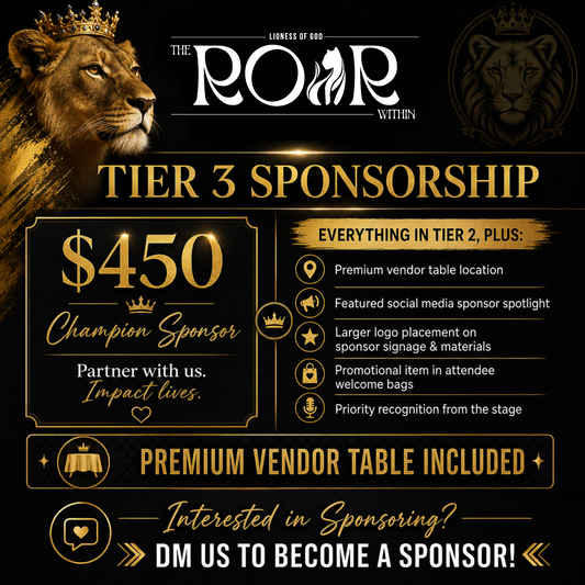 The Roar Within | Tier 3 Sponsor